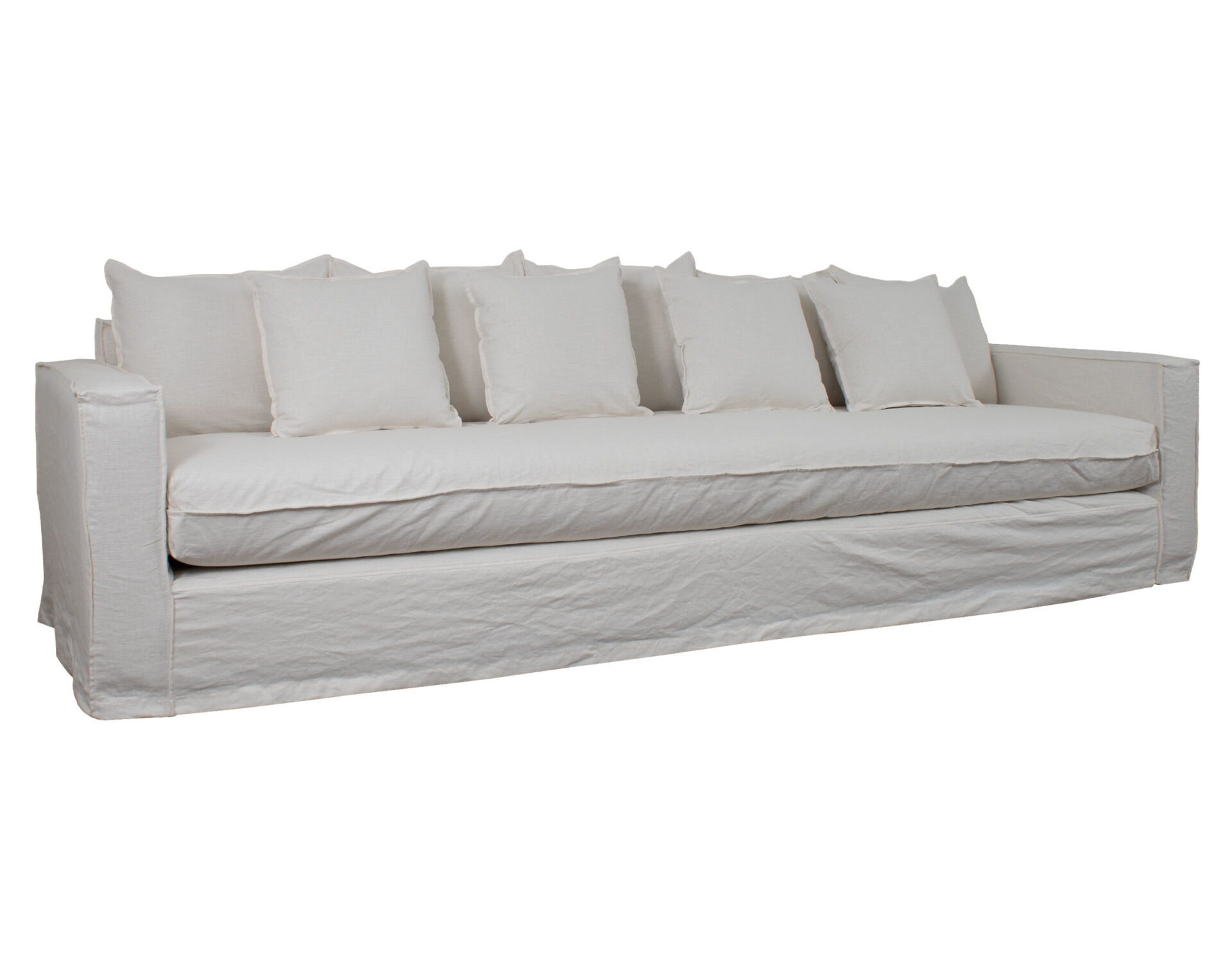 sofa margaret largo especial funda lino crudo iso