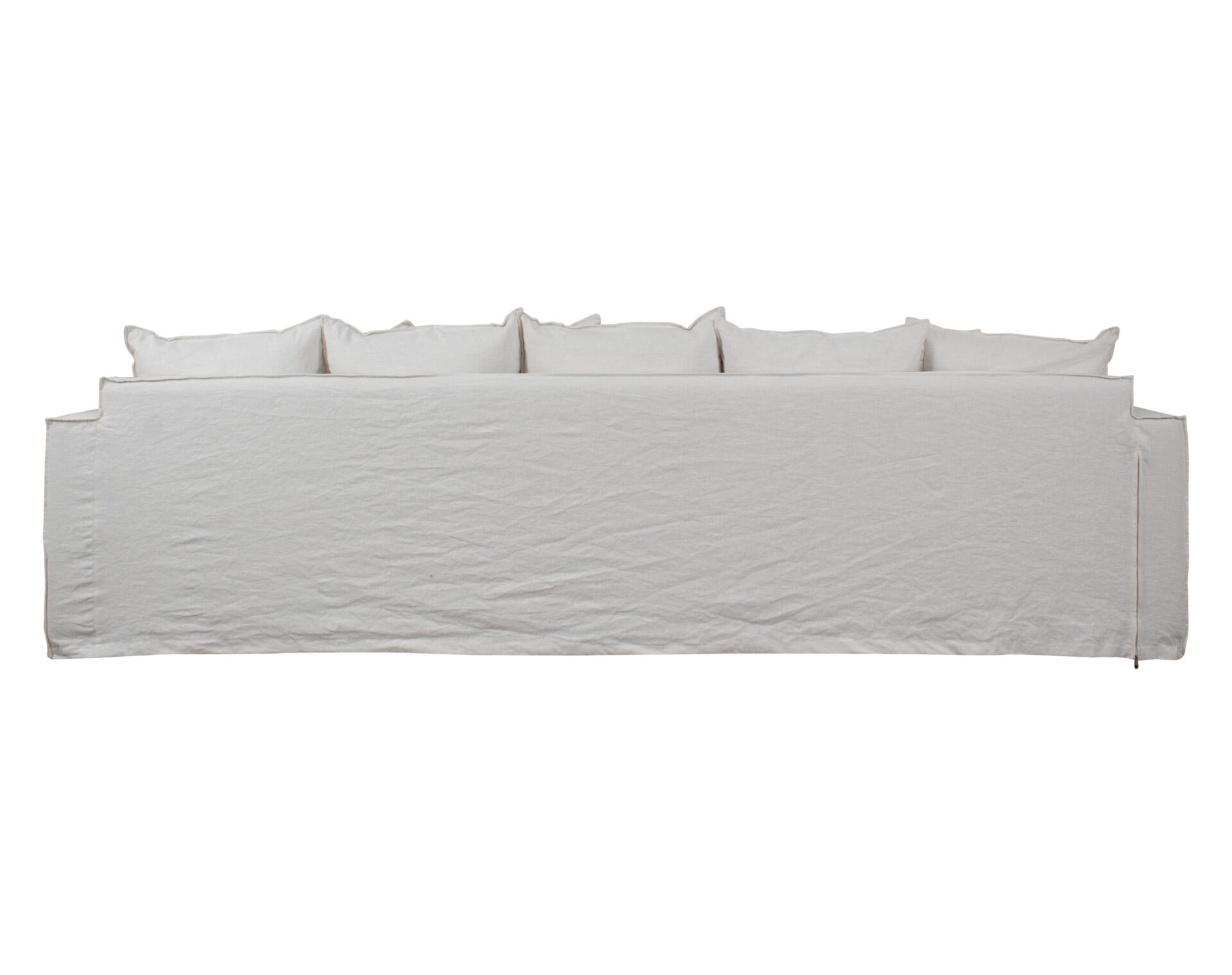 sofa margaret largo especial funda lino crudo trasera