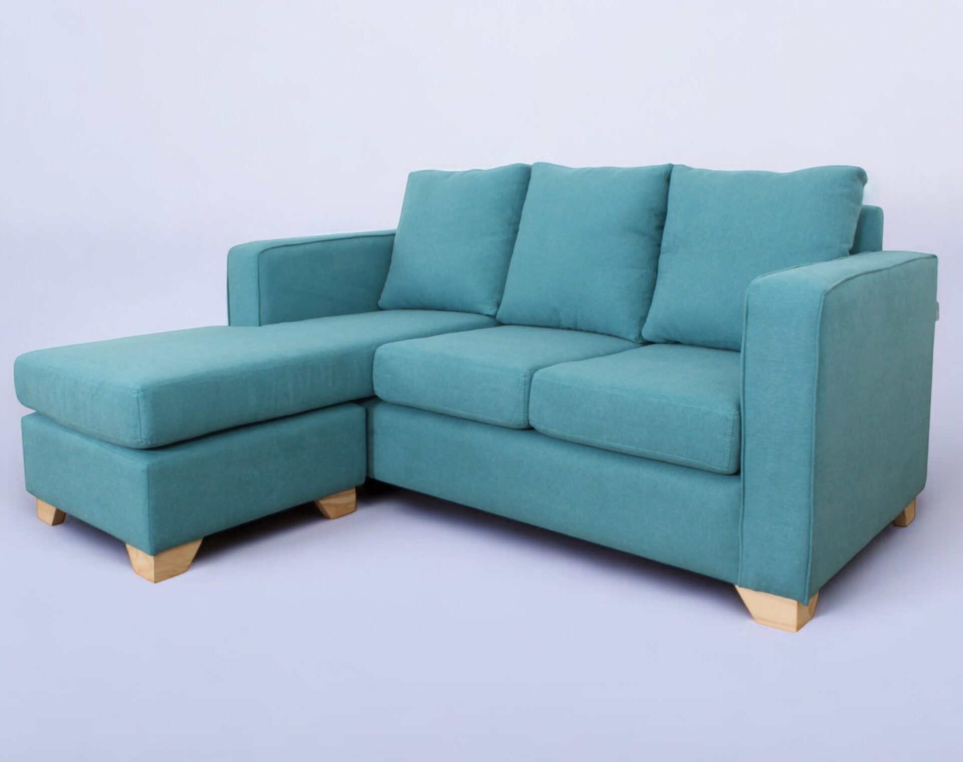 sofa milan calafate turquesa ambientado