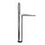 miniatura pata metalica exterior plata 15 cm