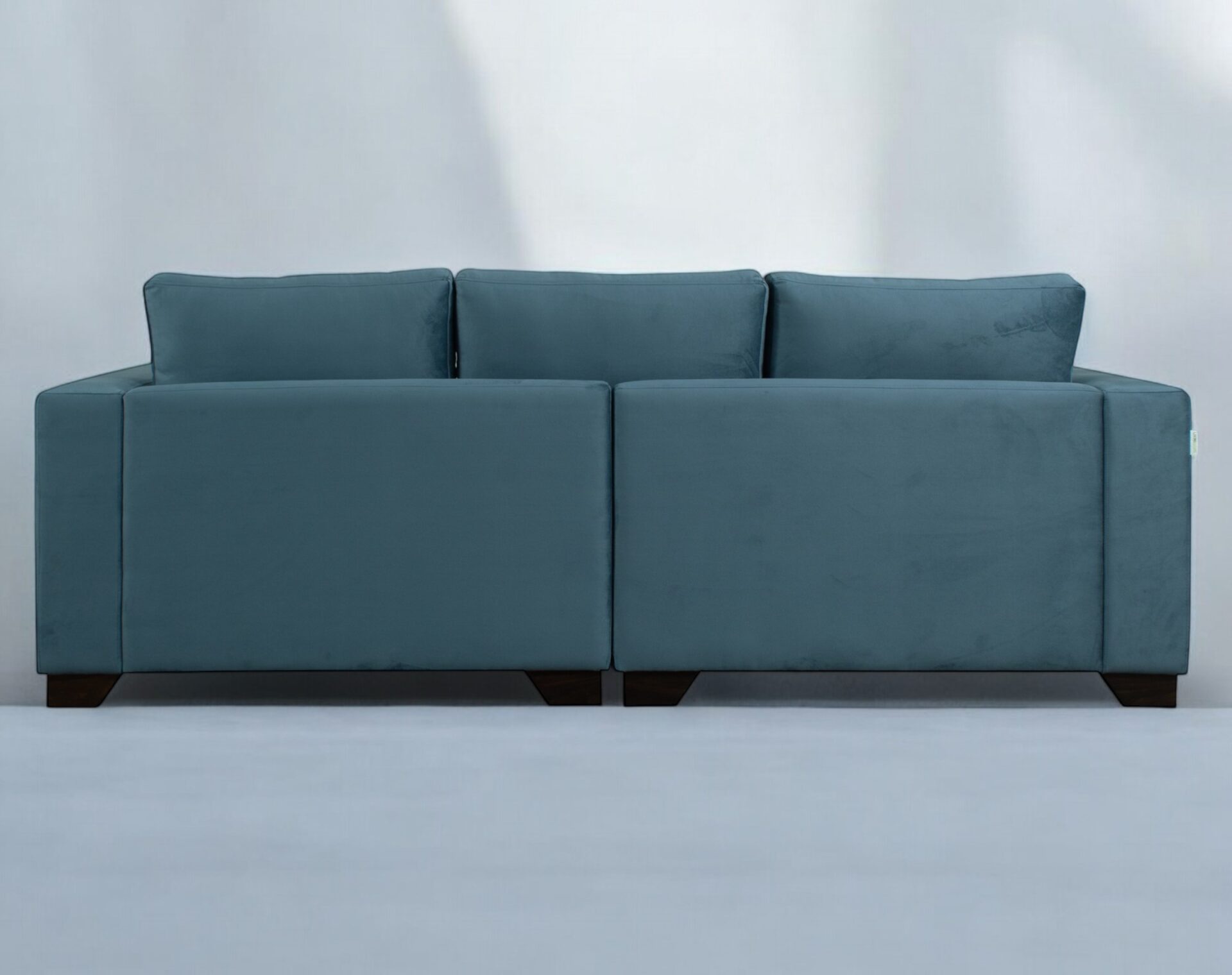sofa 3 cuerpos modular felpa soft velvet petroleo trasera photoroom