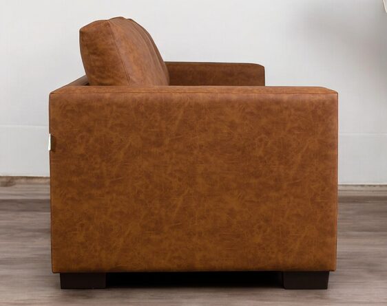 sofá 3 cuerpos mónaco cuero sintético terra pro