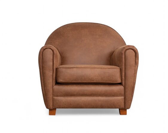 sillÓn cuero bonded 70% whisky frente