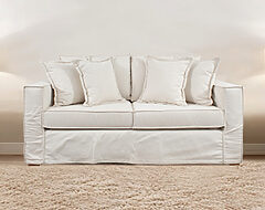 sofa bruna 160 funda soro crudo y base kal ivory ambientada