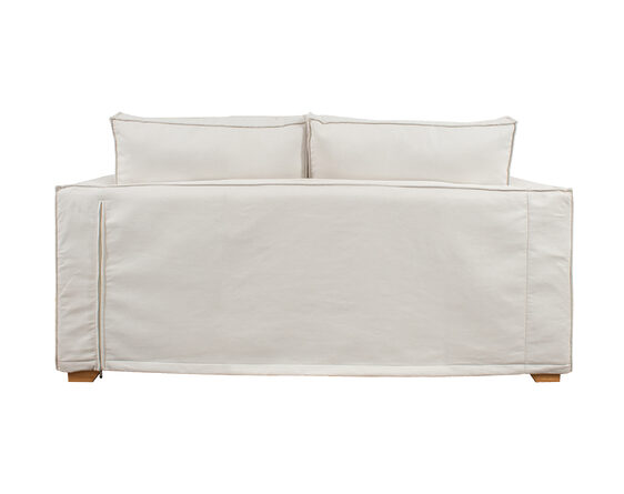 sofa bruna 160 funda soro crudo y base kal ivory trasera