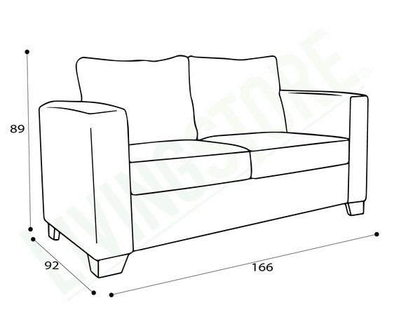 Trazo Sofá Cama Urban 1.5 Plazas