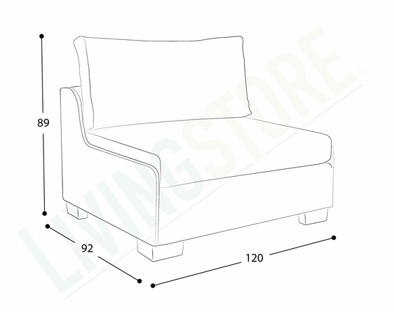 Trazo sillón cama james 1 plaza plus