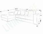 trazo sofa seccional izquierdo new levante img