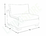 trazo sillón cama james 1 plaza trazo sillón cama james 1 plaza