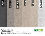 catalogo lino natural img Muestras de tela lino natural en varios tonos