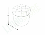 trazo pouf tubular capitone img trazo pouf tubular capitone img