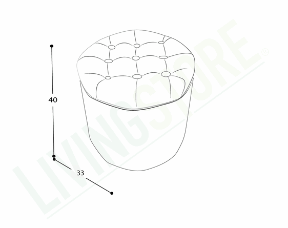 trazo pouf tubular capitone img trazo pouf tubular capitone img